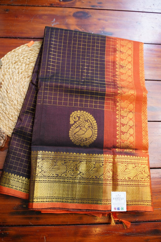 Kanchi Silk Cotton Saree PC18324