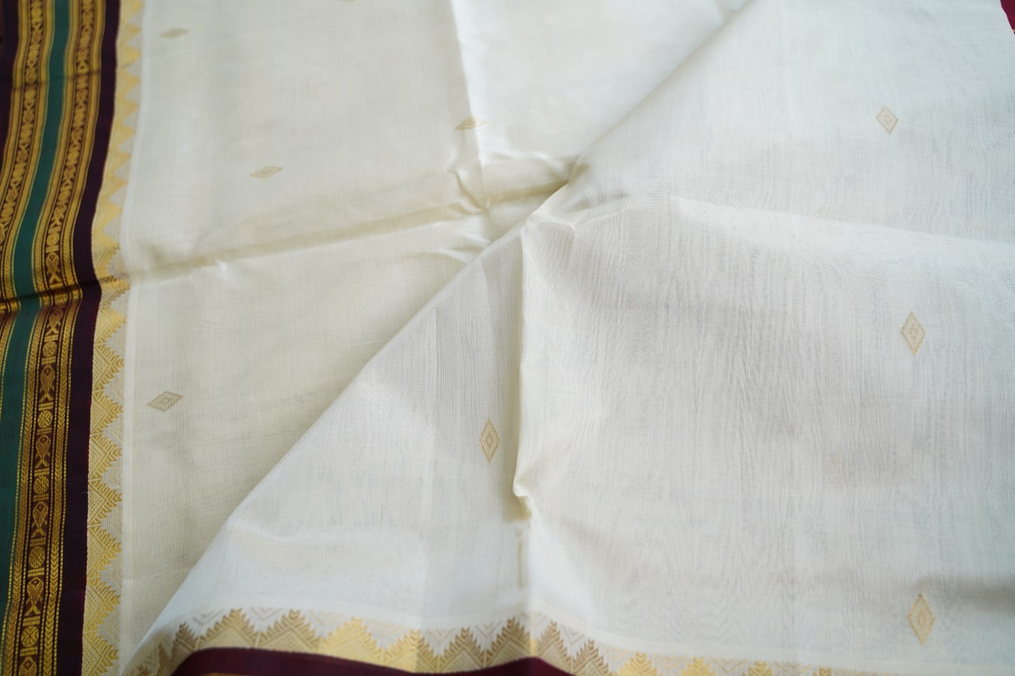 Kanchi Handloom Silk Cotton Saree PC17342