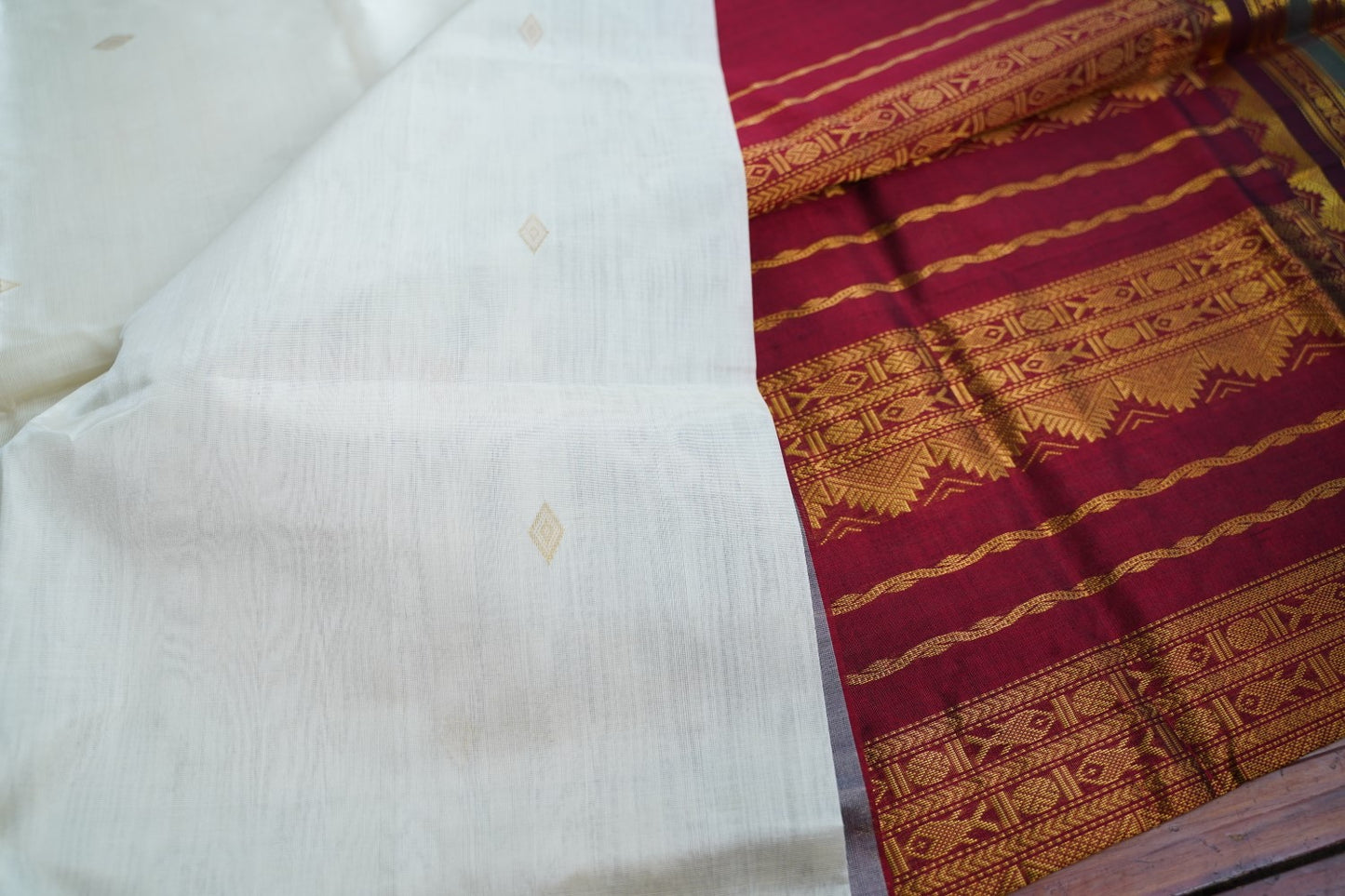 Kanchi Handloom Silk Cotton Saree PC17342