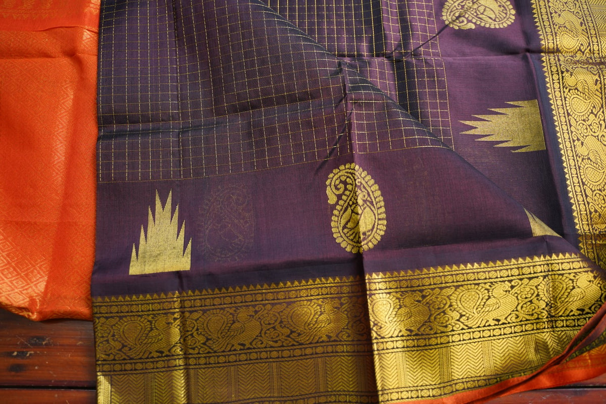 Kanchi Silk Cotton Saree PC18324