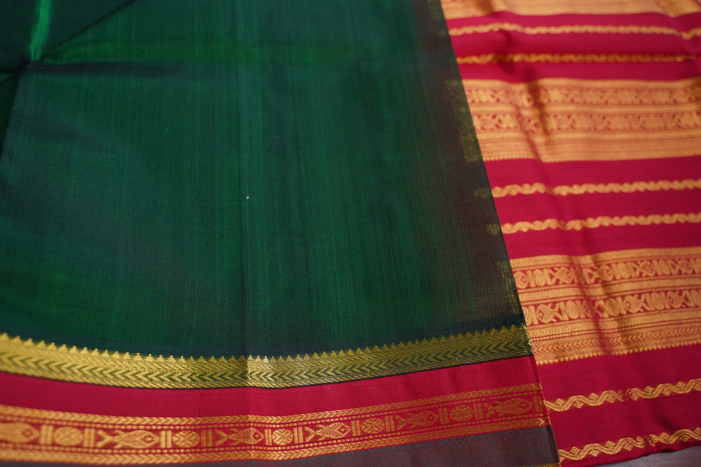 Kanchi Handloom Silk Cotton Saree PC17350