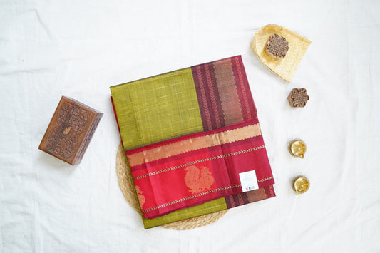 Kanchi Handloom Silk Cotton Saree PC14652