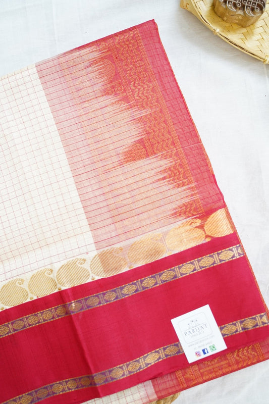 Kanchi Handloom Silk Cotton Saree PC14657