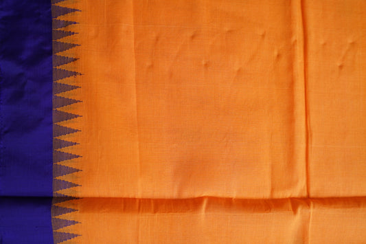 Mango Yellow  Pure Kanchi Silk Saree PC11372
