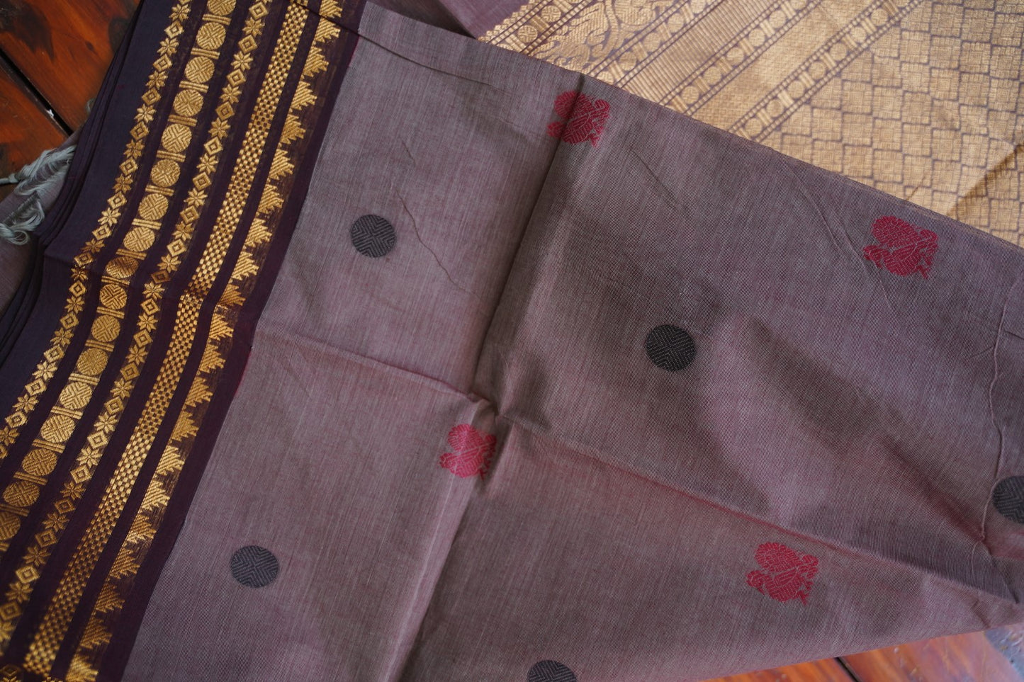 Chettinad handloom Cotton Saree PC16223