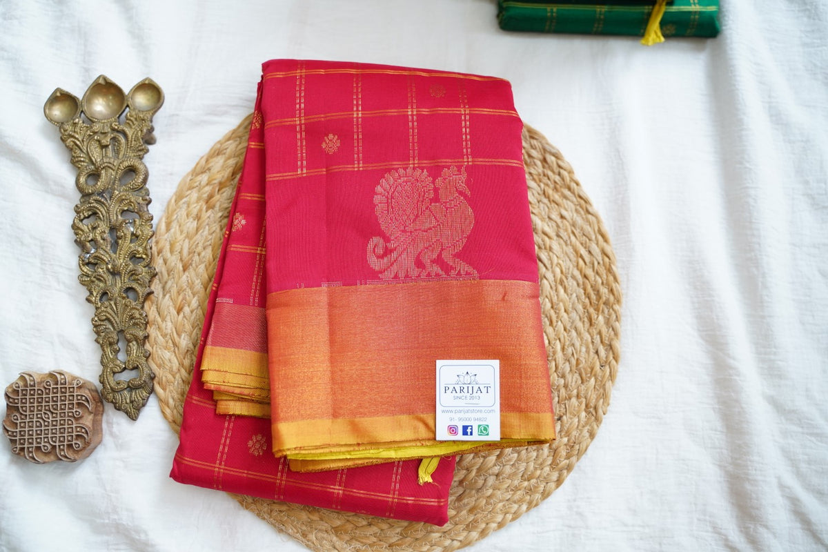 Kanchi Semi Silk Cotton Saree PC18345