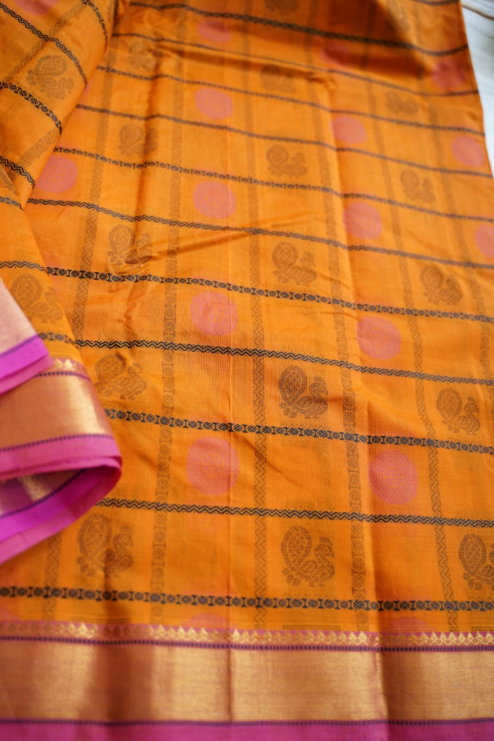 Kanchi Semi Silk Cotton Saree PC18338