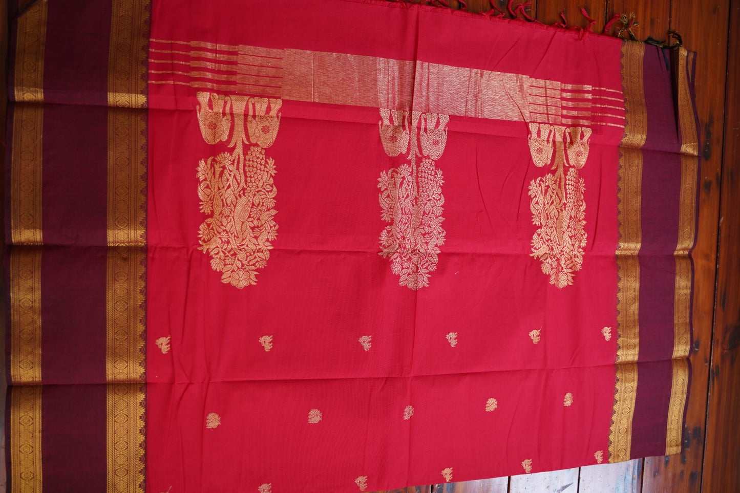 Chettinad handloom Cotton Saree PC16249