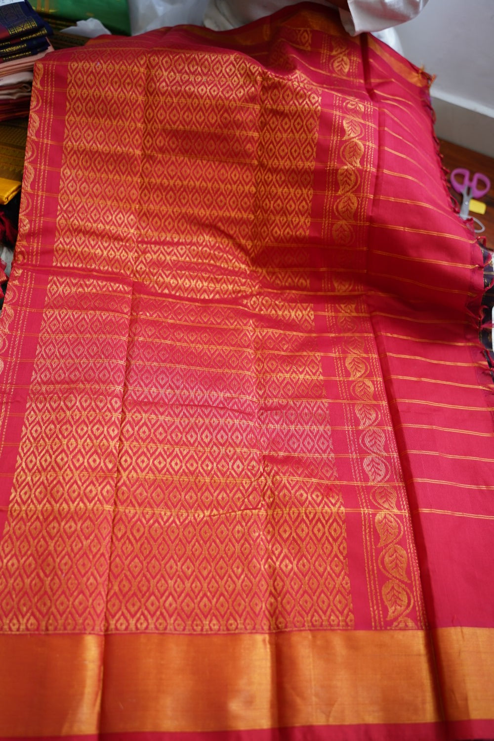 Kanchi Semi Silk Cotton Saree PC18337