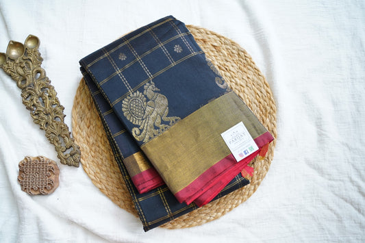 Kanchi Semi Silk Cotton Saree PC18332