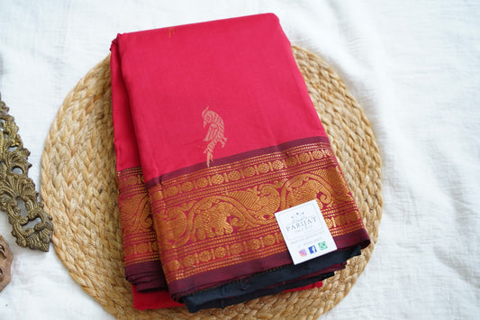 Kanchi Semi Silk Cotton Saree PC18331