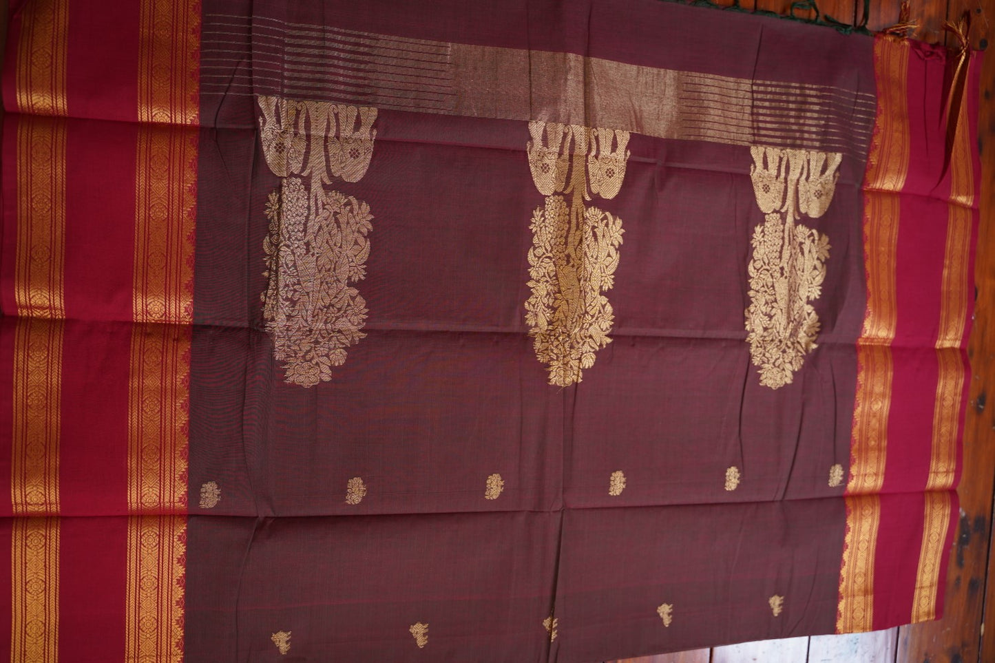 Chettinad handloom Cotton Saree PC16256