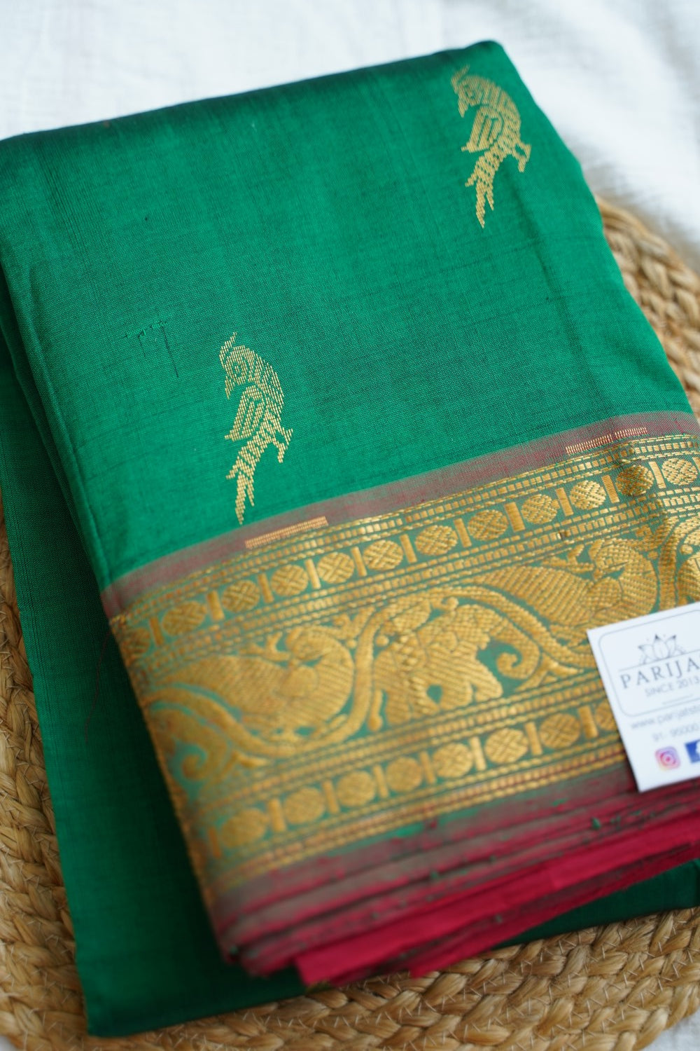 Kanchi Semi Silk Cotton Saree PC18336