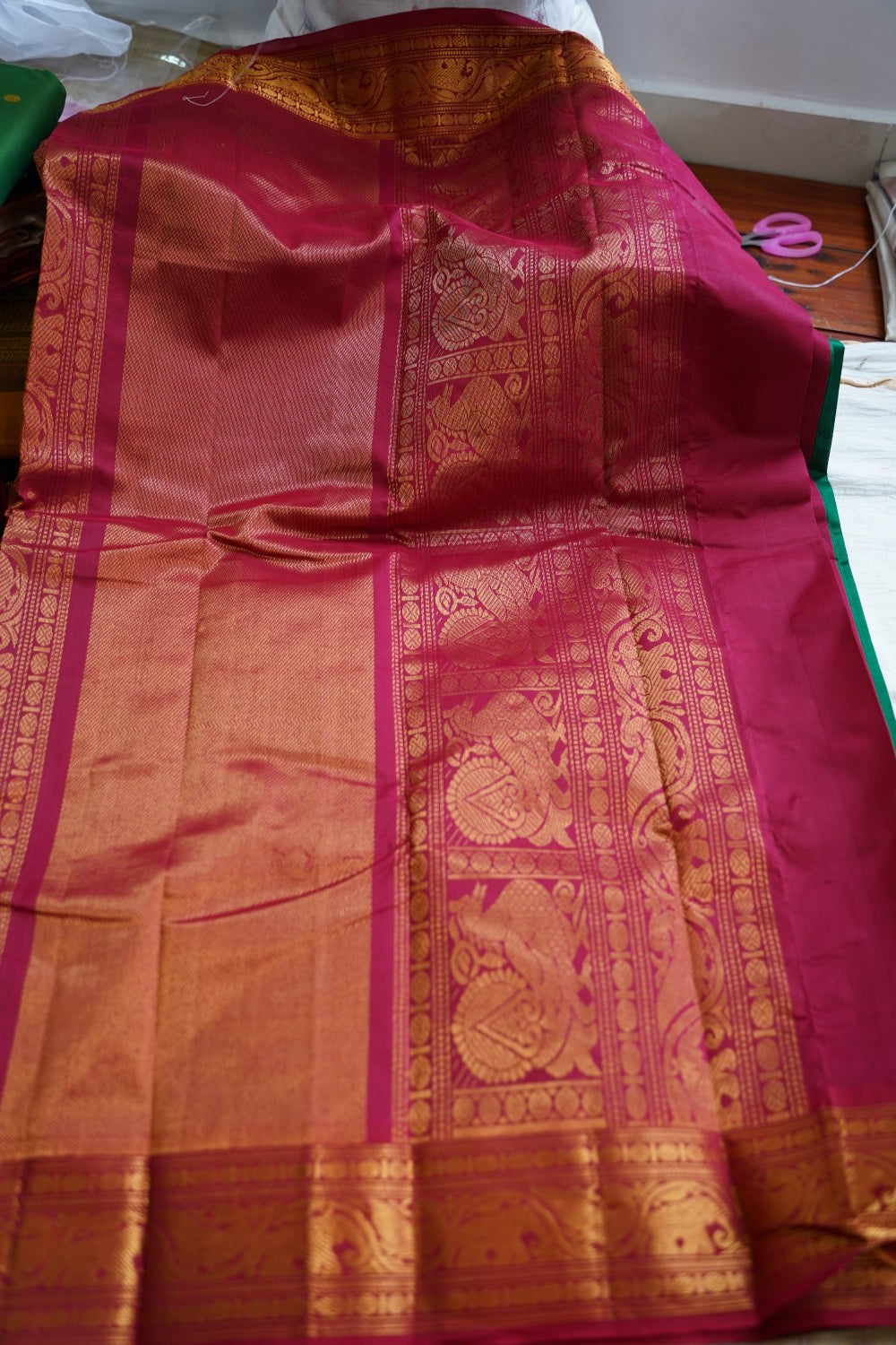 Kanchi Semi Silk Cotton Saree PC18336