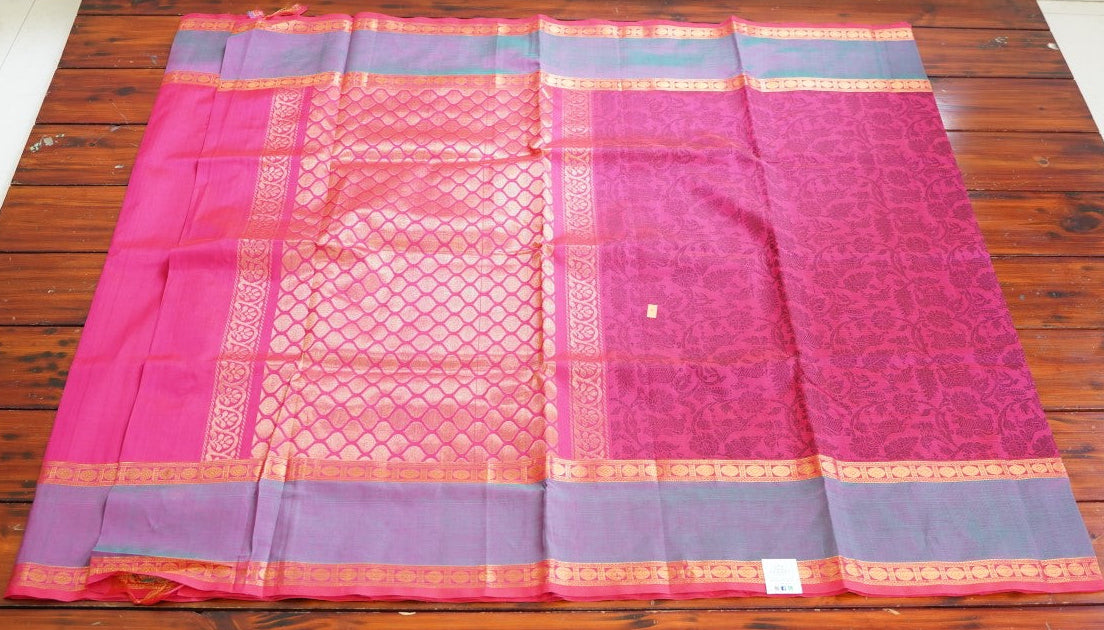 Kanchi Handloom Silk Cotton Saree PC14645