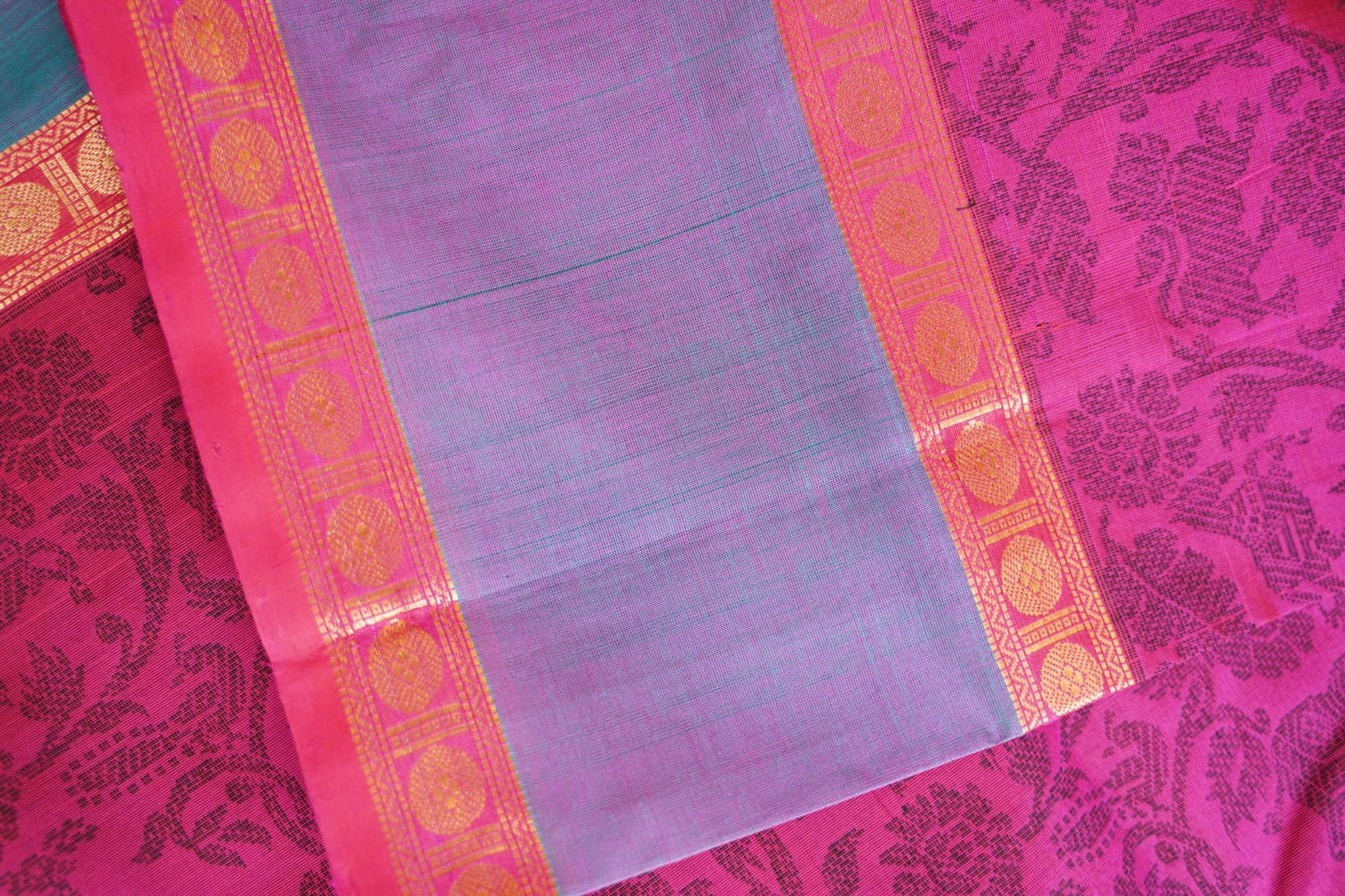 Kanchi Handloom Silk Cotton Saree PC14645