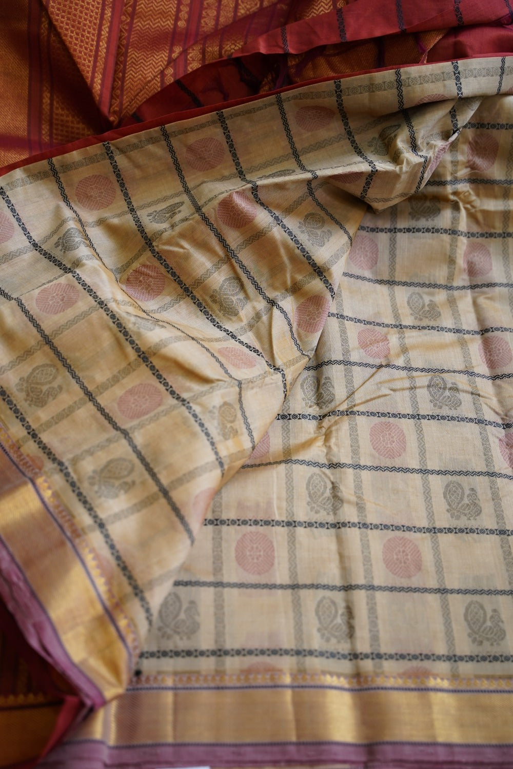Kanchi Semi Silk Cotton Saree PC18333