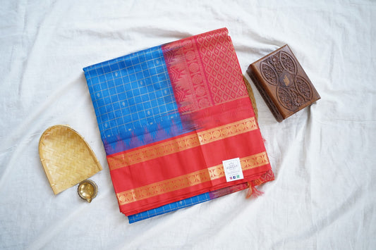 Kanchi Handloom Silk Cotton Saree-PC16268