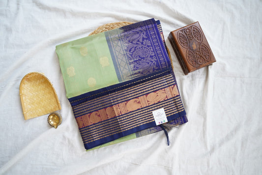 Kanchi Handloom Silk Cotton Saree-PC16278