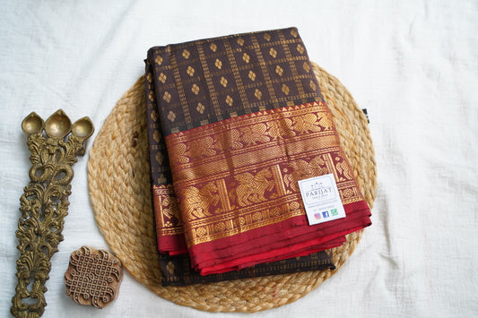 Kanchi Silk Cotton Saree PC18352