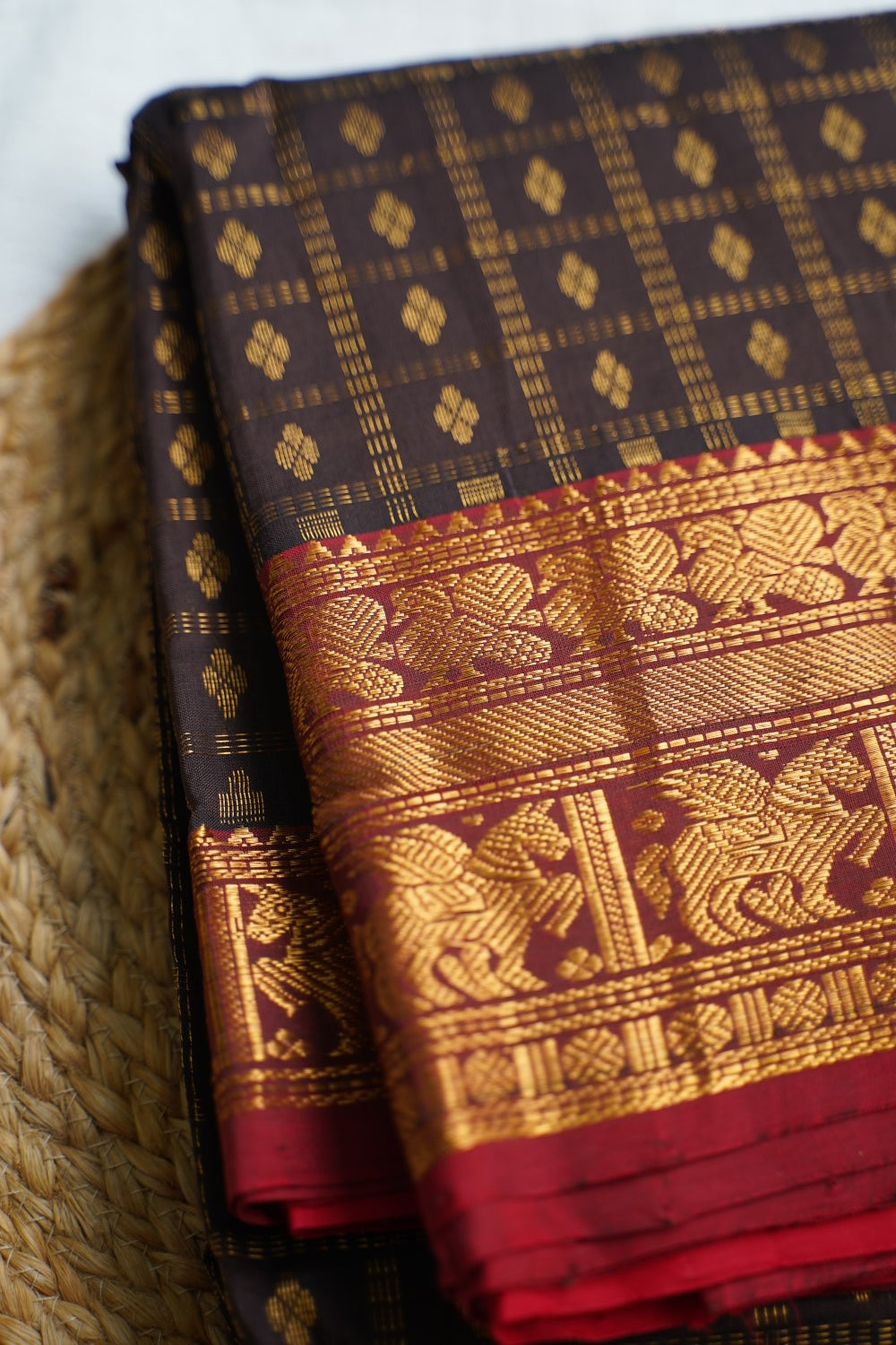 Kanchi Silk Cotton Saree PC18352