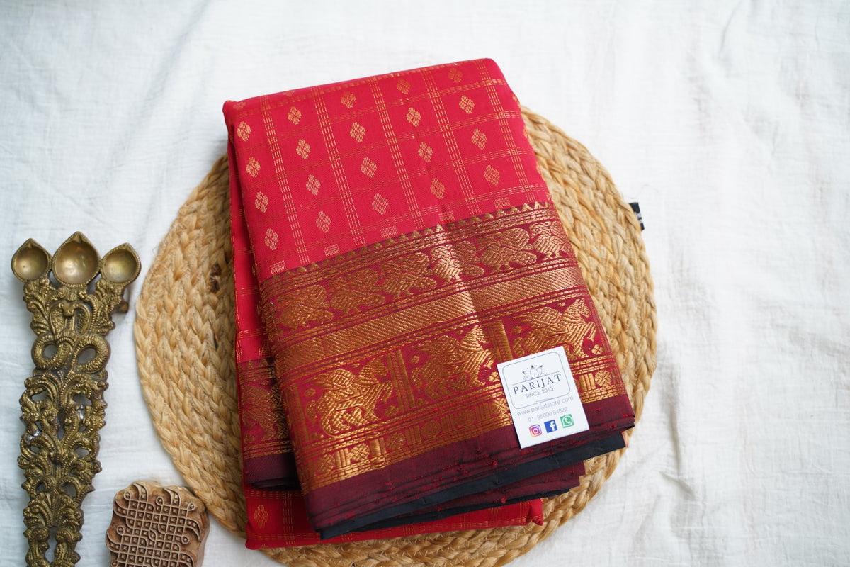 Kanchi Silk Cotton Saree PC18351