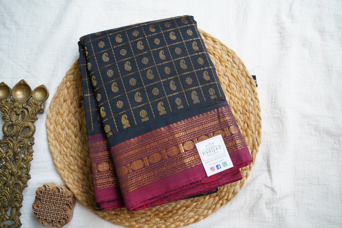 Kanchi Silk Cotton Saree PC18353