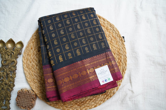 Kanchi Silk Cotton Saree PC18353