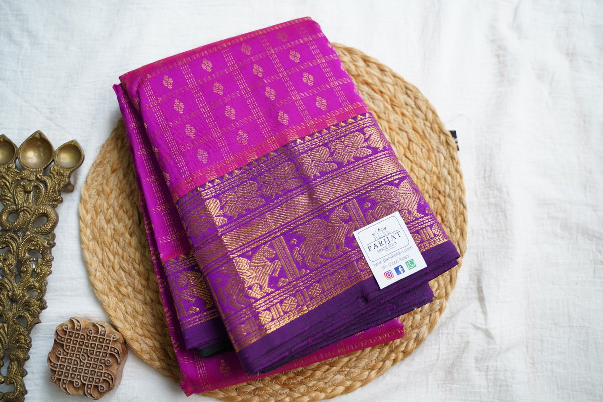 Kanchi Silk Cotton Saree PC18349