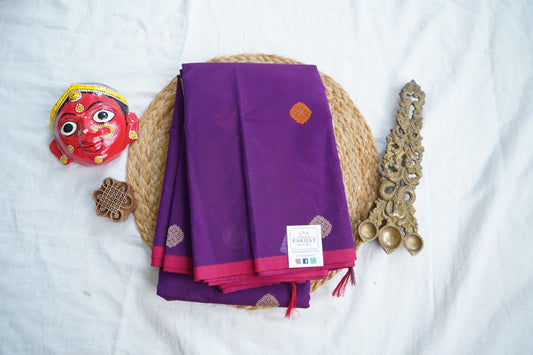 Kanchi handloom Cotton Saree PC17398