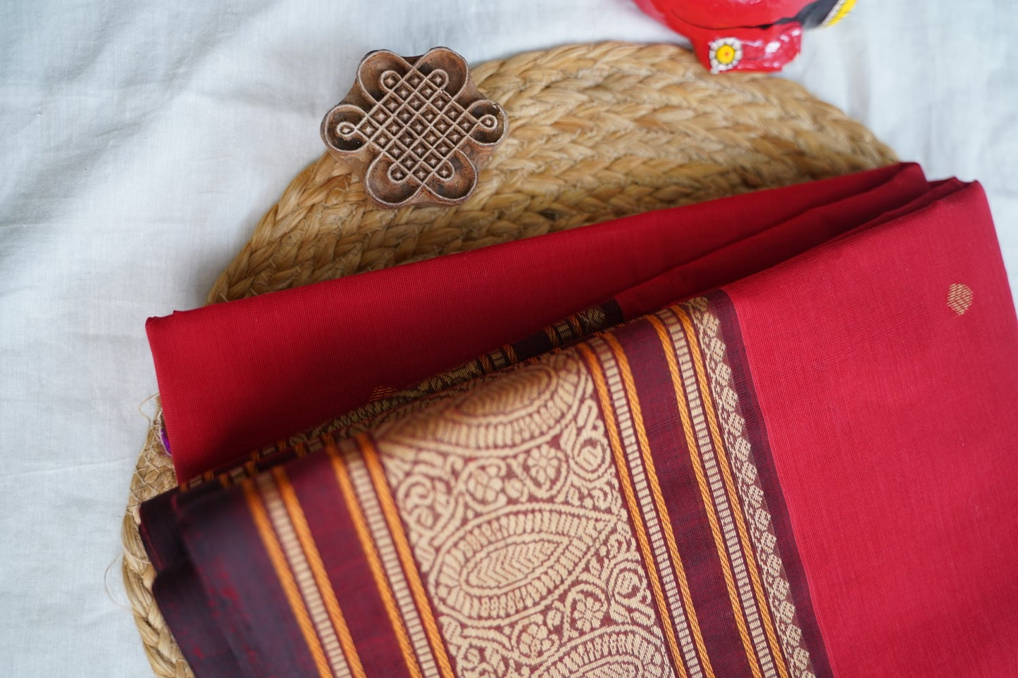 Kanchi handloom Cotton Saree PC17406