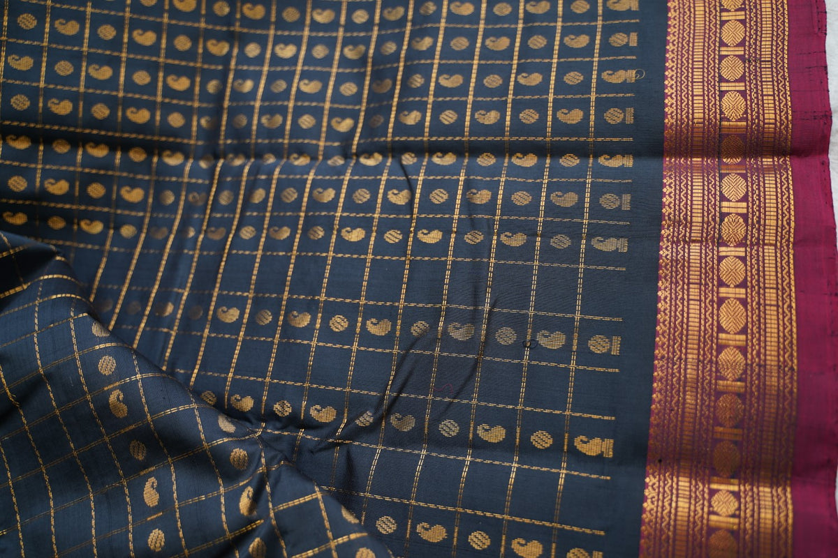 Kanchi Silk Cotton Saree PC18353