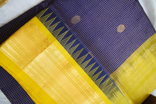 Kanchi Handloom Silk Cotton Saree-PC16286