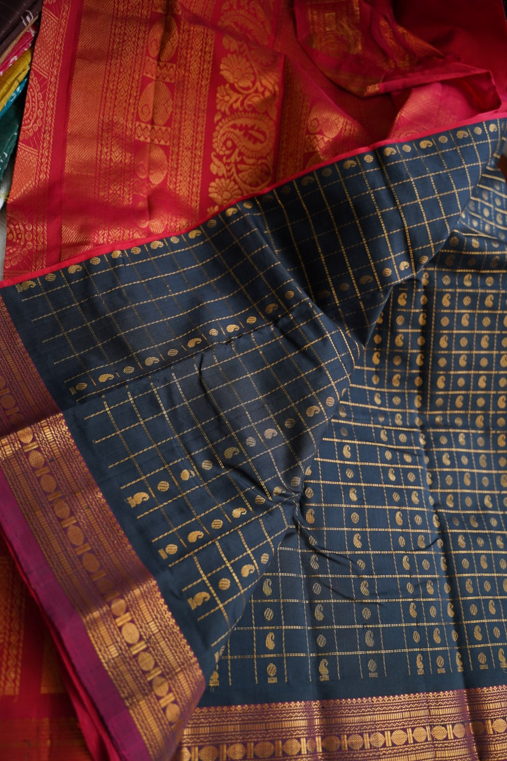 Kanchi Silk Cotton Saree PC18353