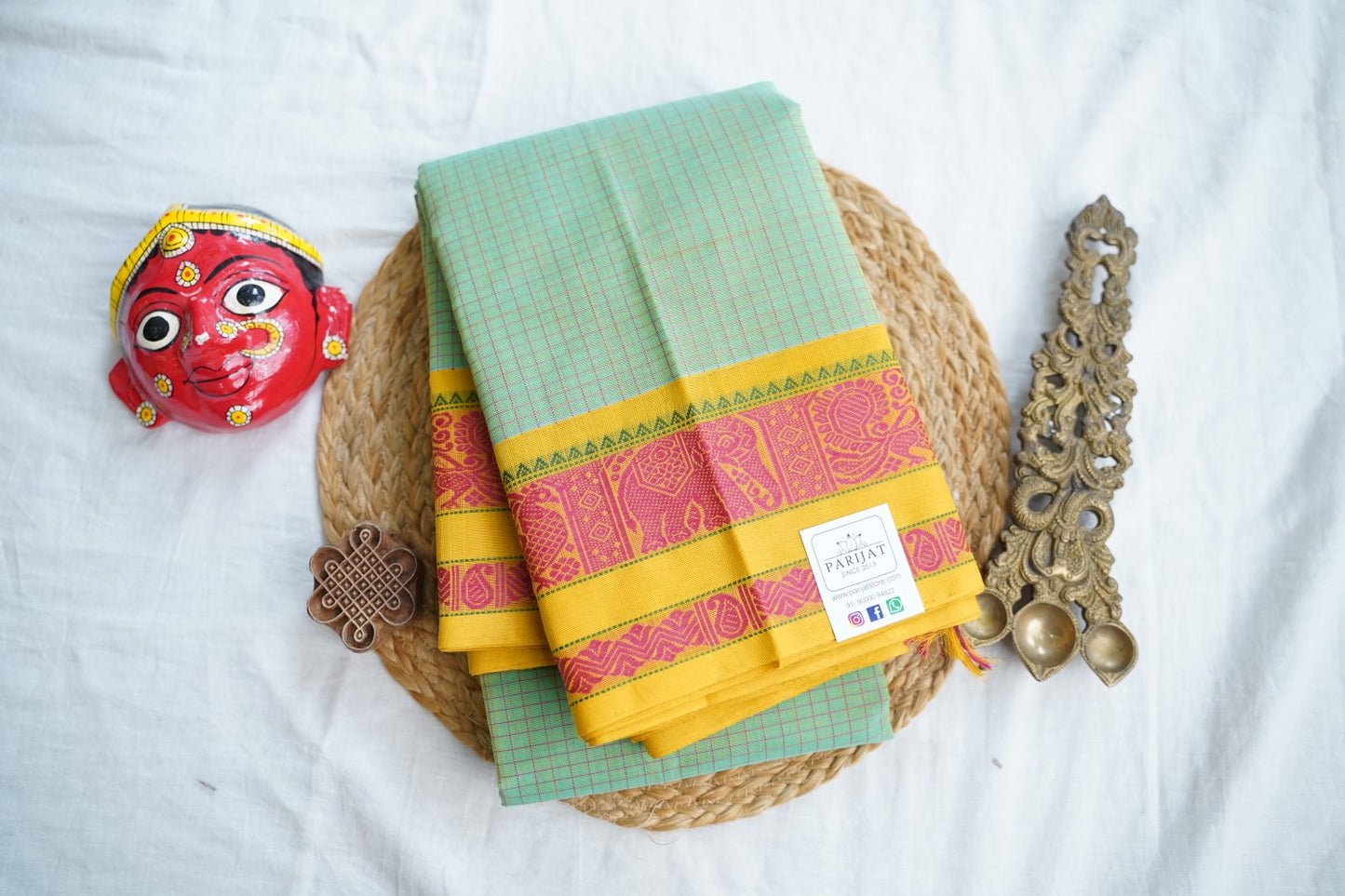 Kanchi handloom Cotton Saree PC17399
