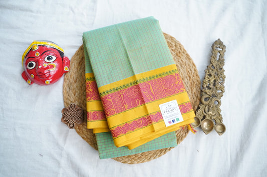 Kanchi handloom Cotton Saree PC17399
