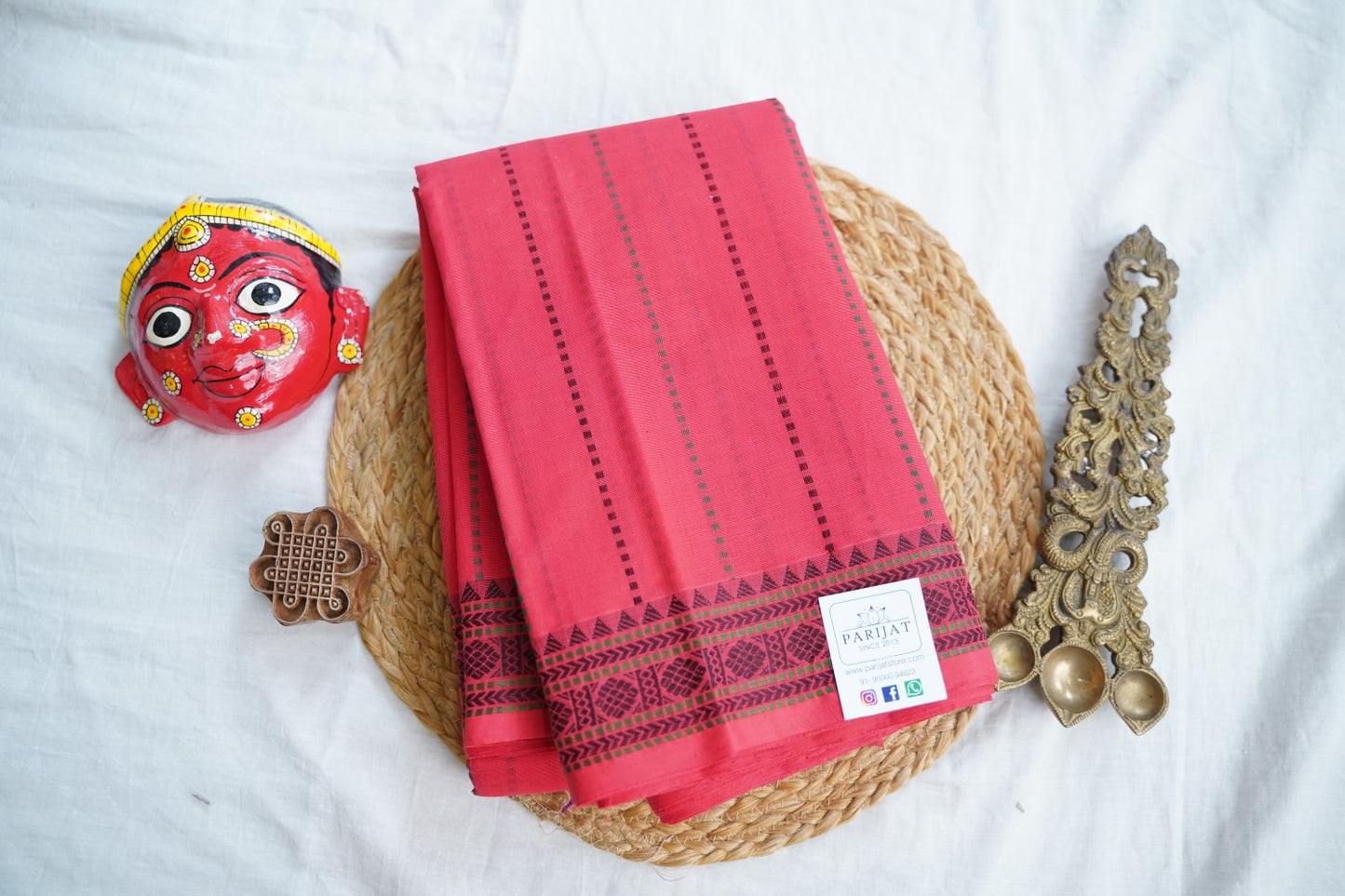 Kanchi handloom Cotton Saree PC17382