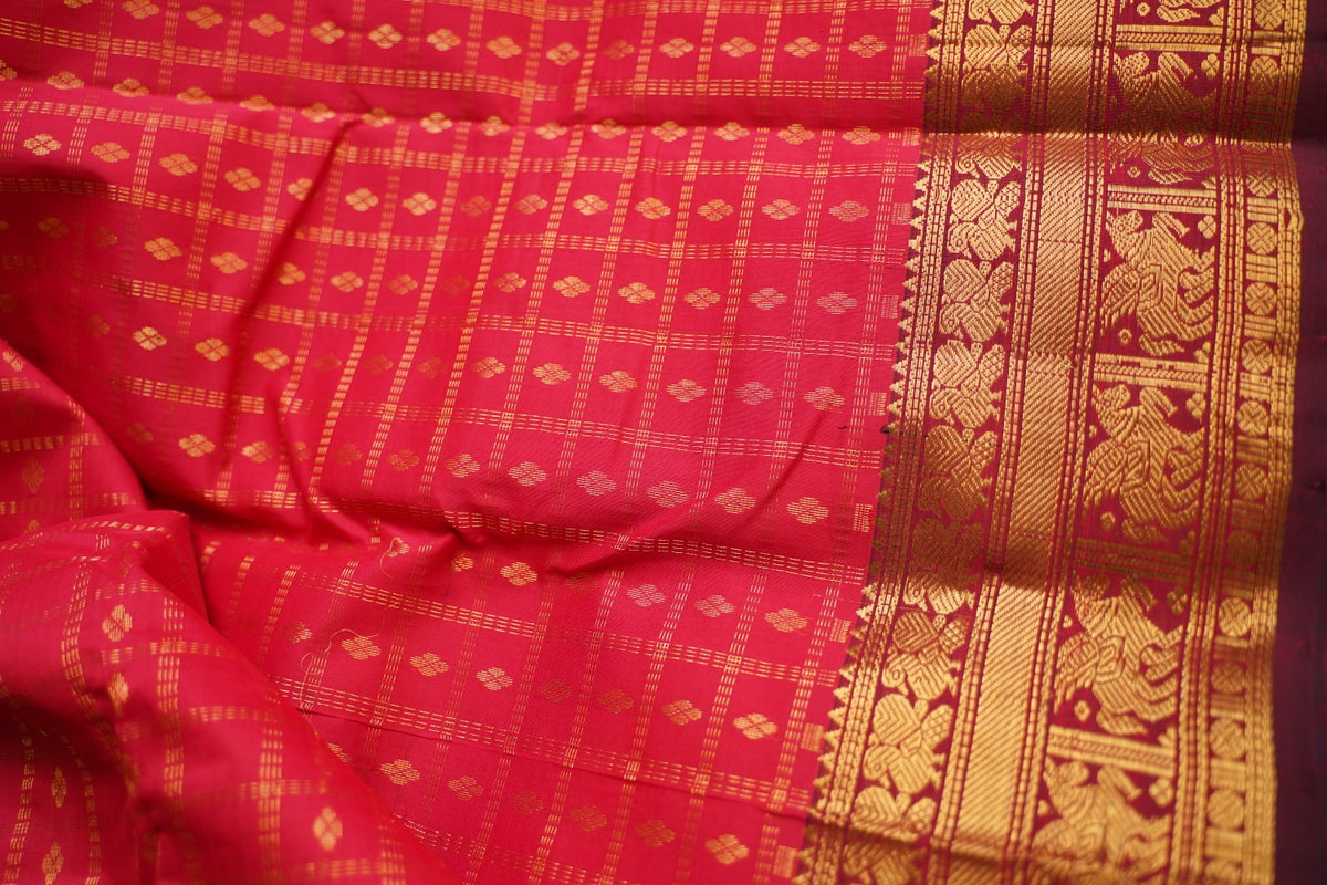 Kanchi Silk Cotton Saree PC18351