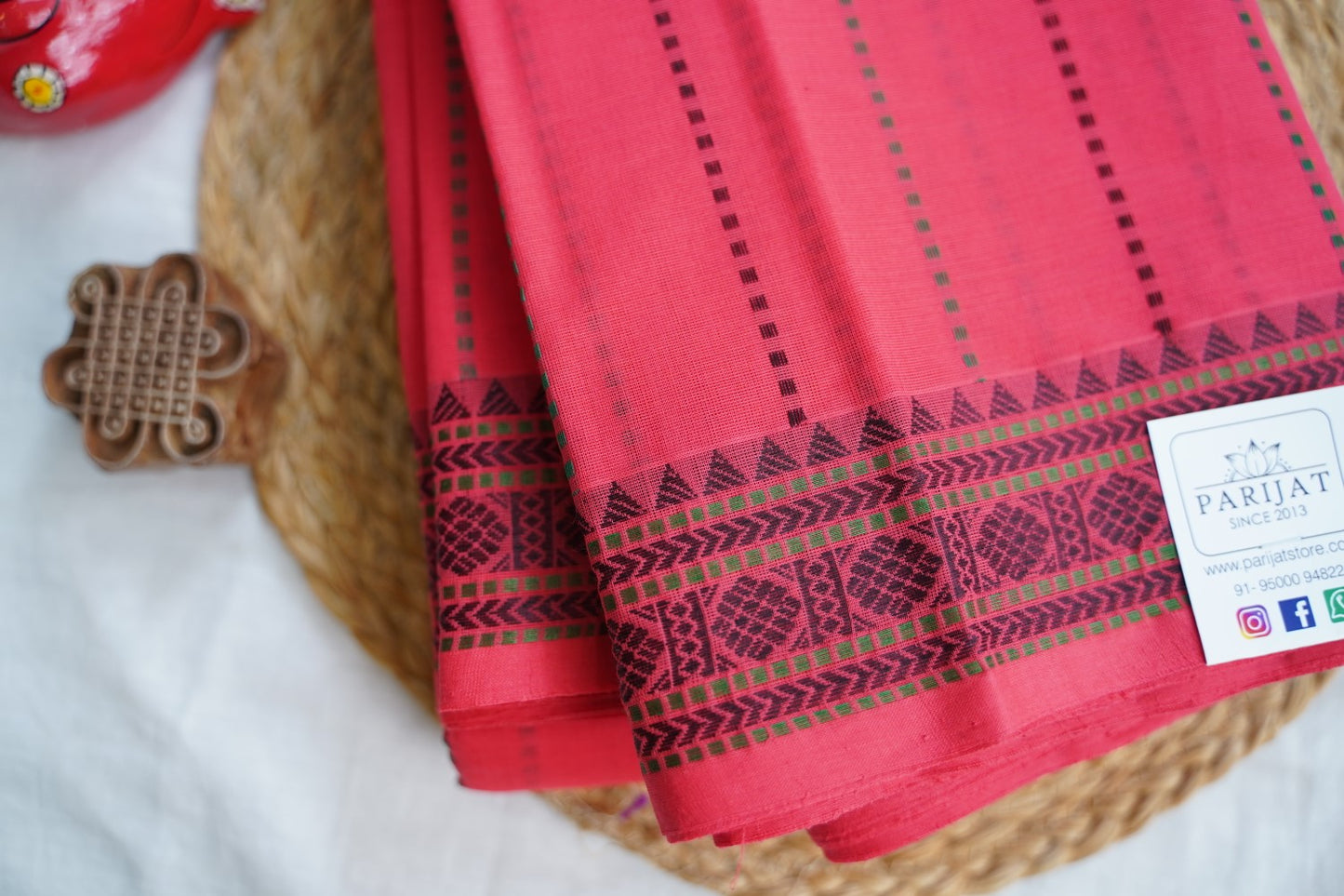 Kanchi handloom Cotton Saree PC17382