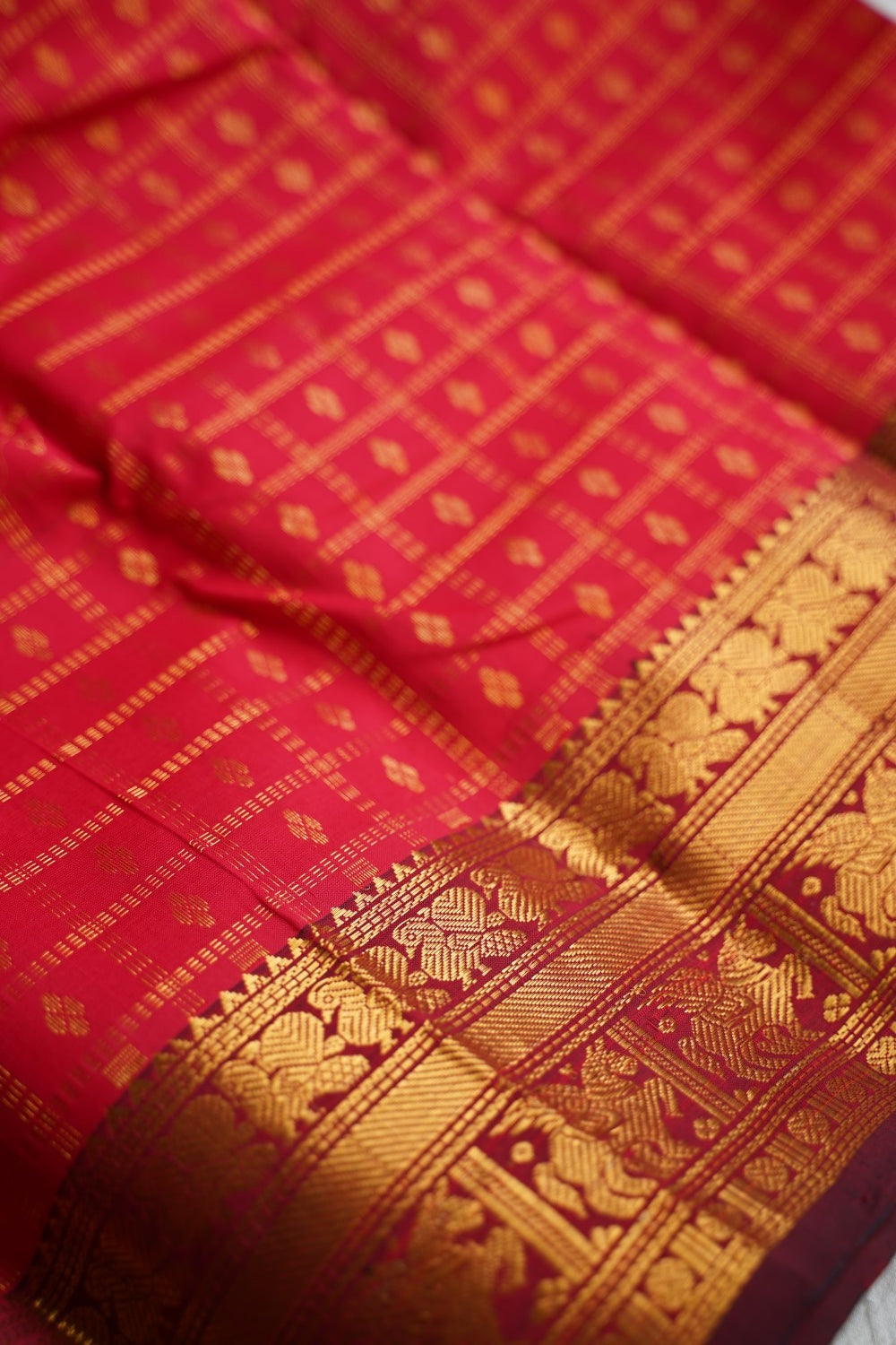 Kanchi Silk Cotton Saree PC18351