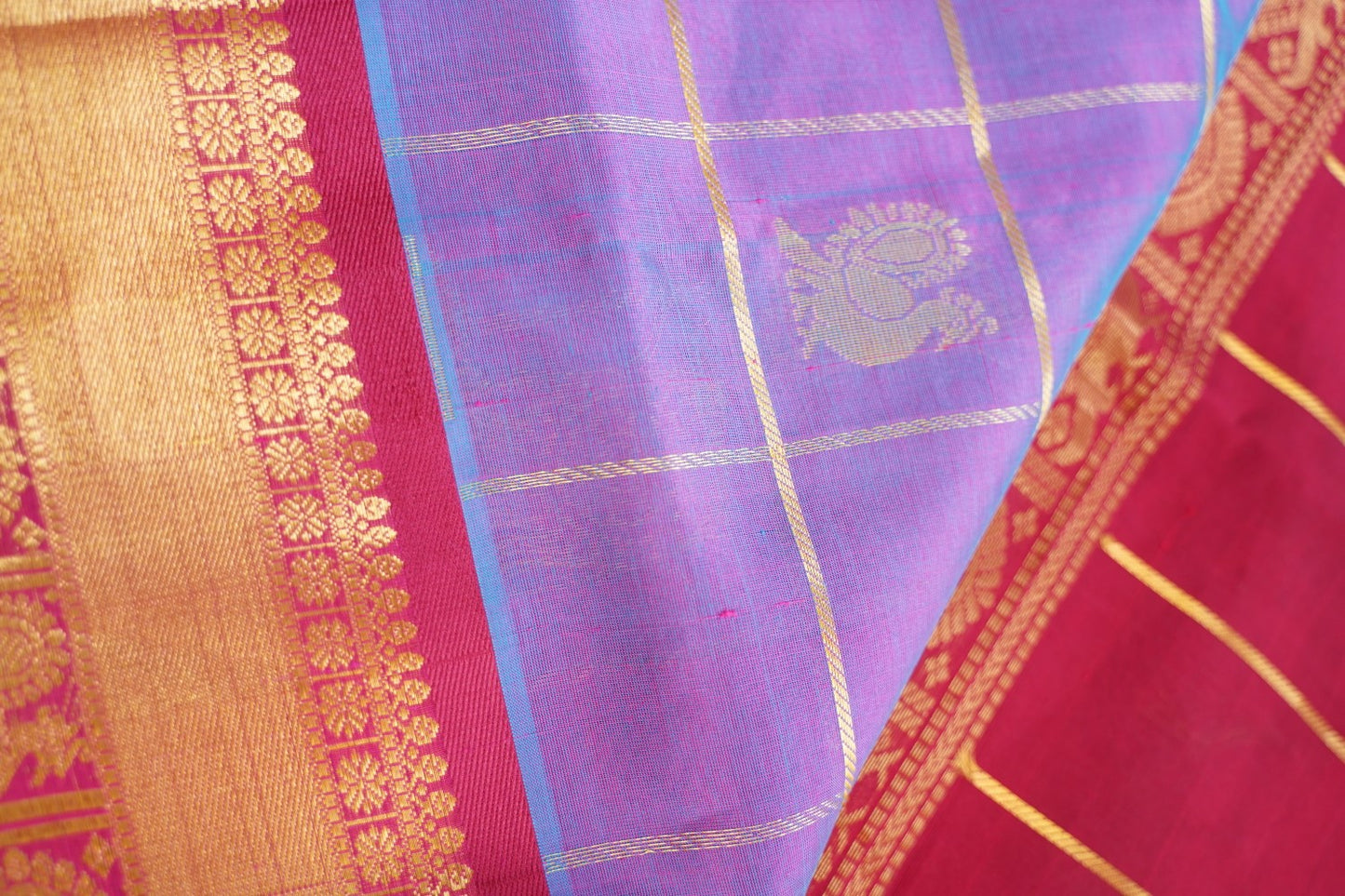 Kanchi Handloom Silk Cotton Saree PC14666