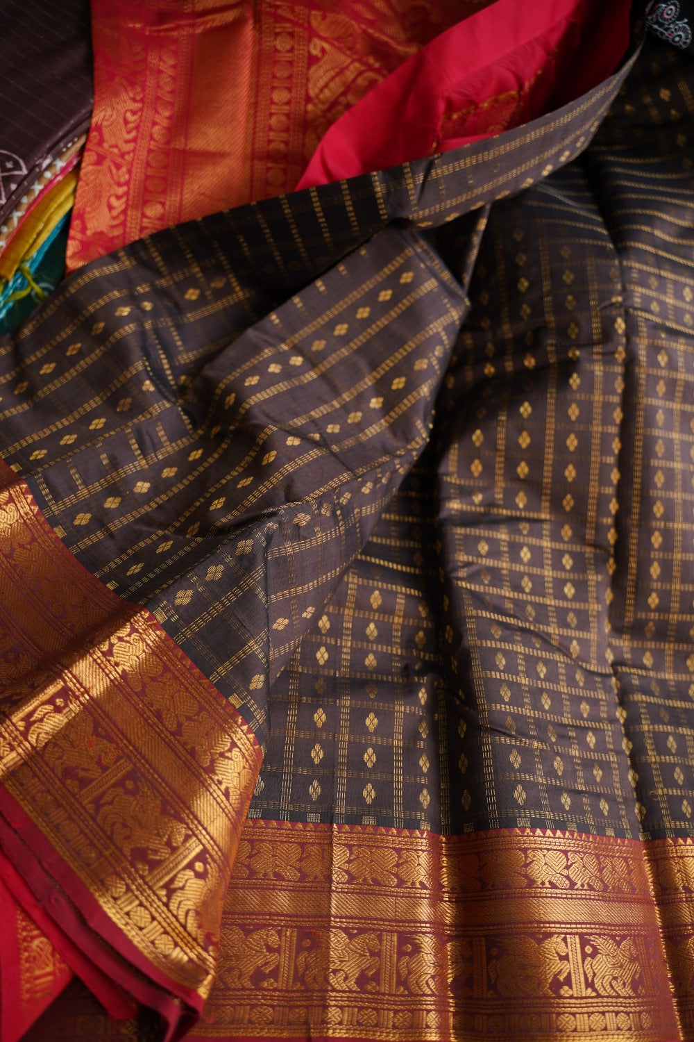 Kanchi Silk Cotton Saree PC18352