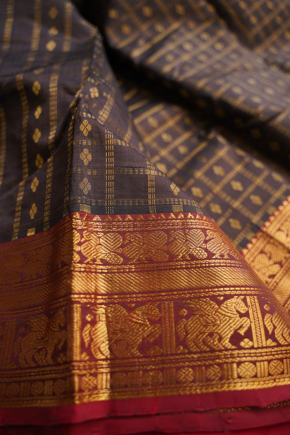 Kanchi Silk Cotton Saree PC18352