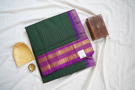 Kanchi Handloom Silk Cotton Saree-PC16279