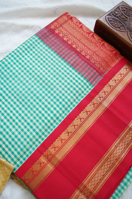 Kanchi Handloom Silk Cotton Saree-PC16295