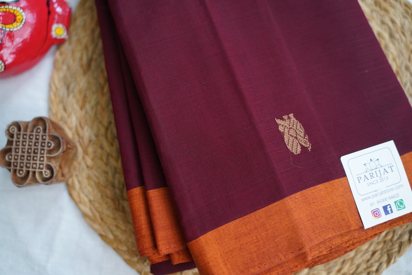 Kanchi handloom Cotton Saree PC17400