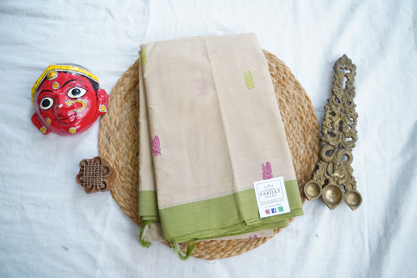 Kanchi handloom Cotton Saree PC17405