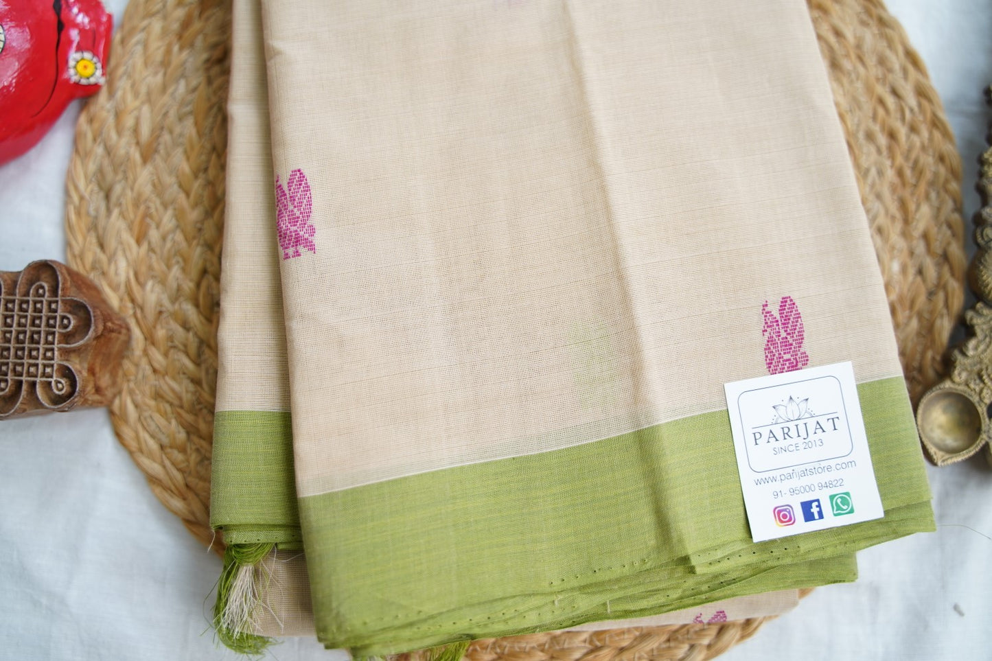 Kanchi handloom Cotton Saree PC17405
