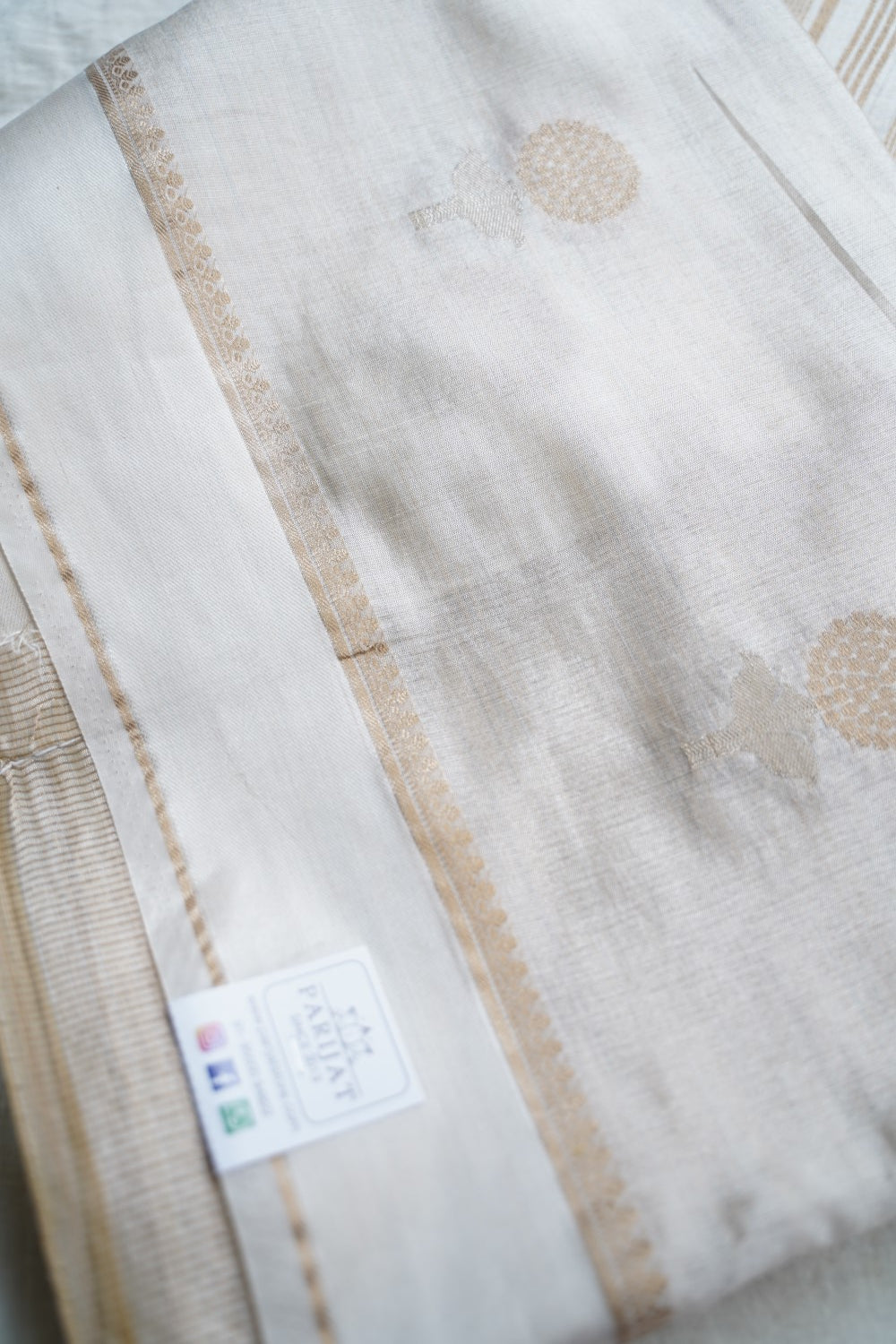 semi chanderi saree PC18374