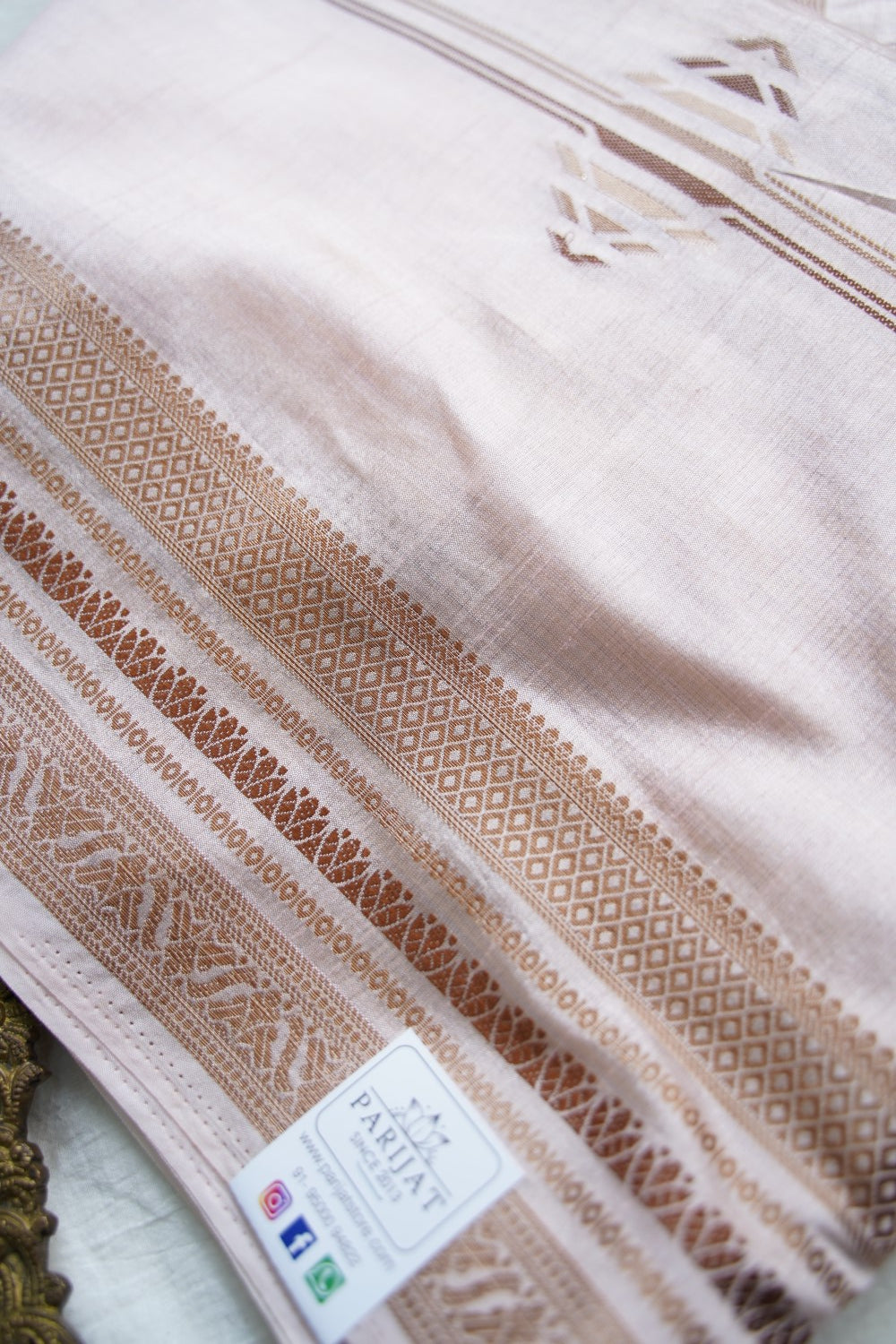 semi chanderi saree PC18371